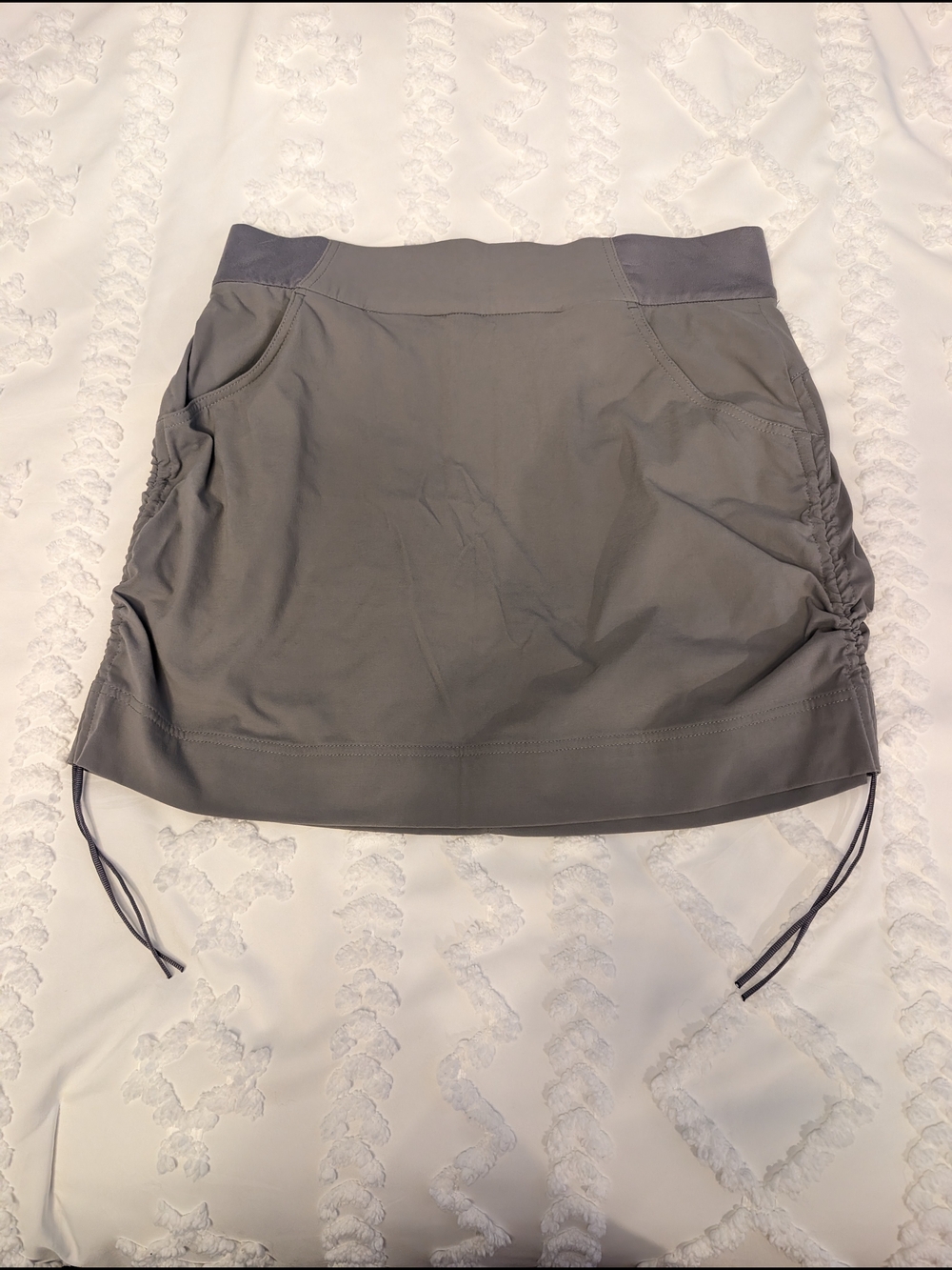 Columbia Gray Active Drawstring Skort Size Medium